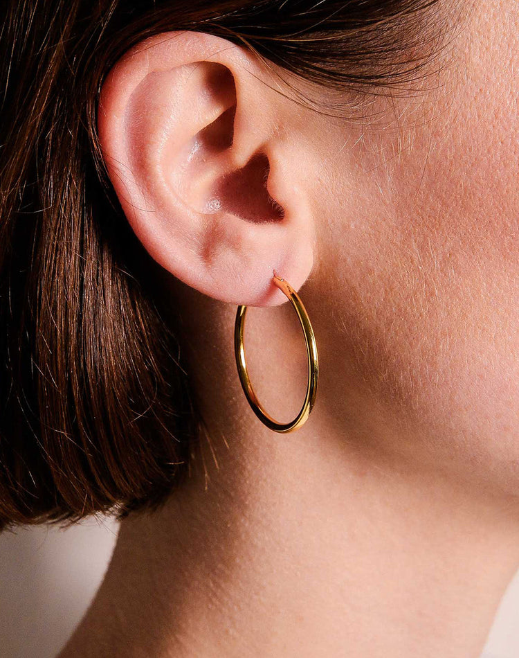 Magni Gold Hoop Earrings